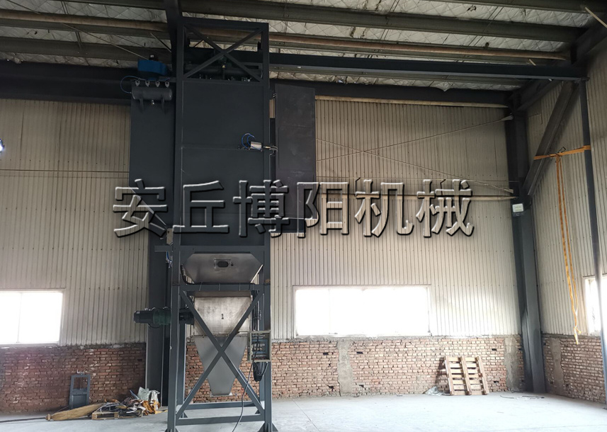 安丘博陽機械脫硫粉噸袋拆包機如何進行拆包卸料作業(yè)？