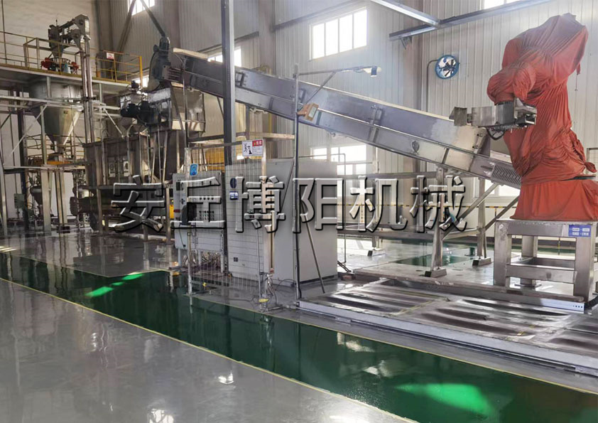 安丘博陽機(jī)械氧化鋁自動(dòng)機(jī)械手拆包機(jī)能實(shí)現(xiàn)全自動(dòng)化嗎？
